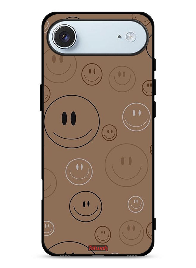 Tolwak Apple iPhone Air Protective Case Cover Smiley Faces Pattern - Image 1