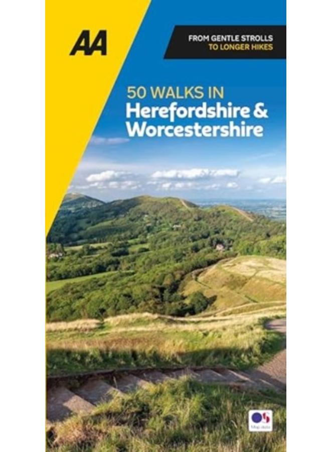 AA 50 Walks in Herefordshire & Worcestershire 
