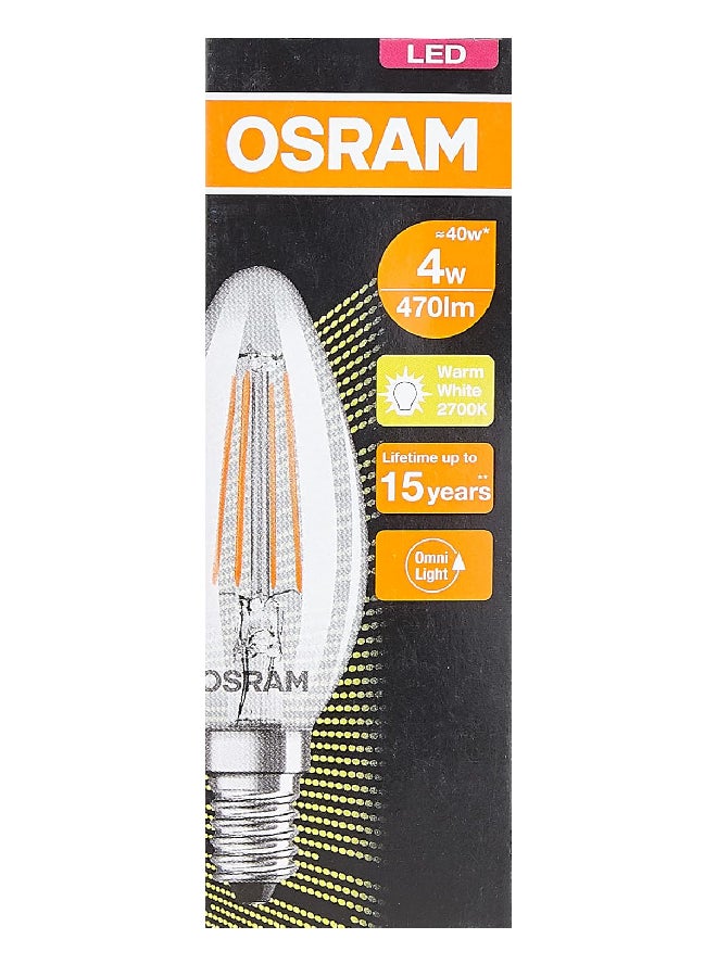 Osram LED Filament Candle Bulb 4 W Warm White - Image 2