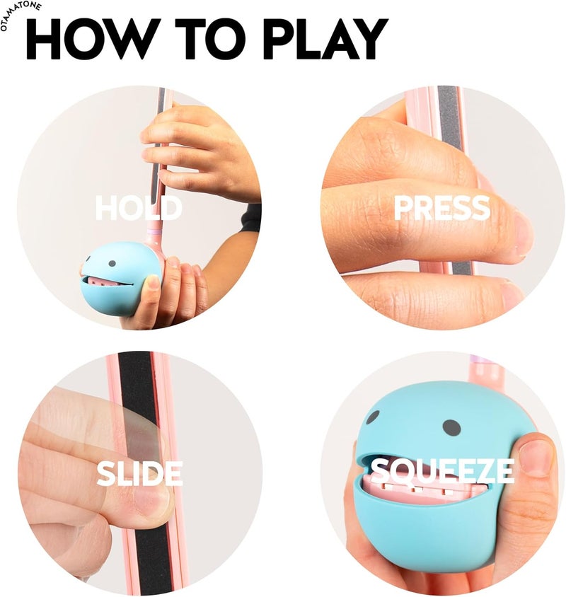 Otamatone آلة موسيقية إلكترونية يابانية محمولة - جهاز مزج الموسيقى من اليابان من استوديو مايو دينكي - هدية تعليمية ممتعة حائزة على جوائز للأطفال والمراهقين والبالغين - وحيد القرن - Image 2