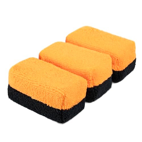 Cerakote Premium Microfiber Applicator (Pack of 3) - Quality Microfiber Material - Washable and Reusable - Perfect for Car Coating Application - Image 1