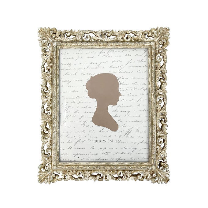 VINTAGE PICTURE FRAME 8X10 INCH LUXURY ANTIQUE PHOTO FRAMES WITH GLASS FRONT PHOTO DISPLAY TABLETOP WALL HANGING GIFT IDEAS ANTIQUE GOLD SILVER