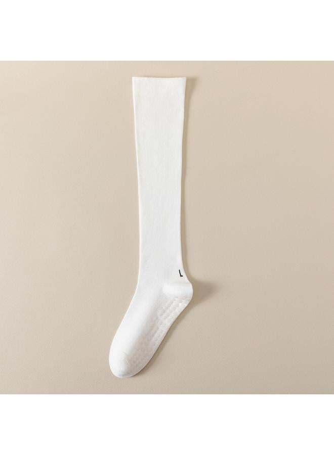 KUYING Yoga Socks Professional Non-slip Calf Socks Women's Fitness Dance Pressure Long Barrel Pilates Sports Muscle Socks - Image 1