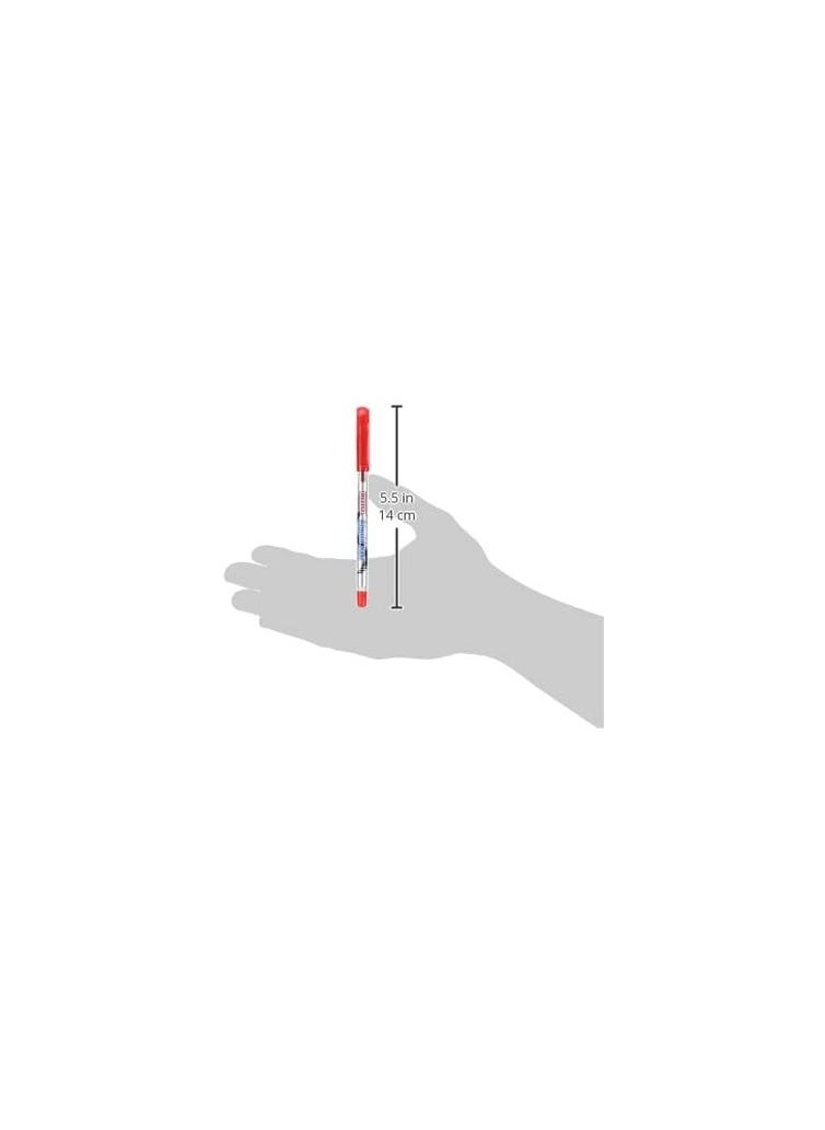 Roto Roto Ballpoint Pen - Liquid Ball, 0.7 mm, Set of 12 Pieces,RED  - Image 3