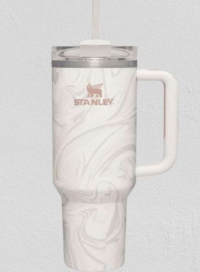 Stanley Quencher H2.0 FlowState 40 oz Swirl Tumbler with Lid & Straw, Stainless Steel Vacuum Insulated – Keeps Drinks Hot for 7 Hours & Cold for 24 Hours, Durable & Leakproof Travel Mug - Image 1
