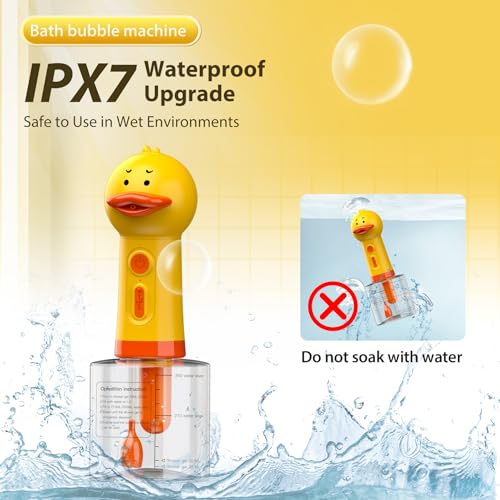 NRYDEPET Electric Dog Shampoo Dispenser & Foam Sprayer – Automatic Dog Soap Dispenser, Rechargeable Dog Shampoo Foamer, IPX7 Waterproof Pet Bath Supplies for Dogs, Cats & Puppies - Image 5