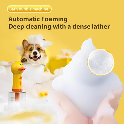 NRYDEPET Electric Dog Shampoo Dispenser & Foam Sprayer – Automatic Dog Soap Dispenser, Rechargeable Dog Shampoo Foamer, IPX7 Waterproof Pet Bath Supplies for Dogs, Cats & Puppies - Image 2