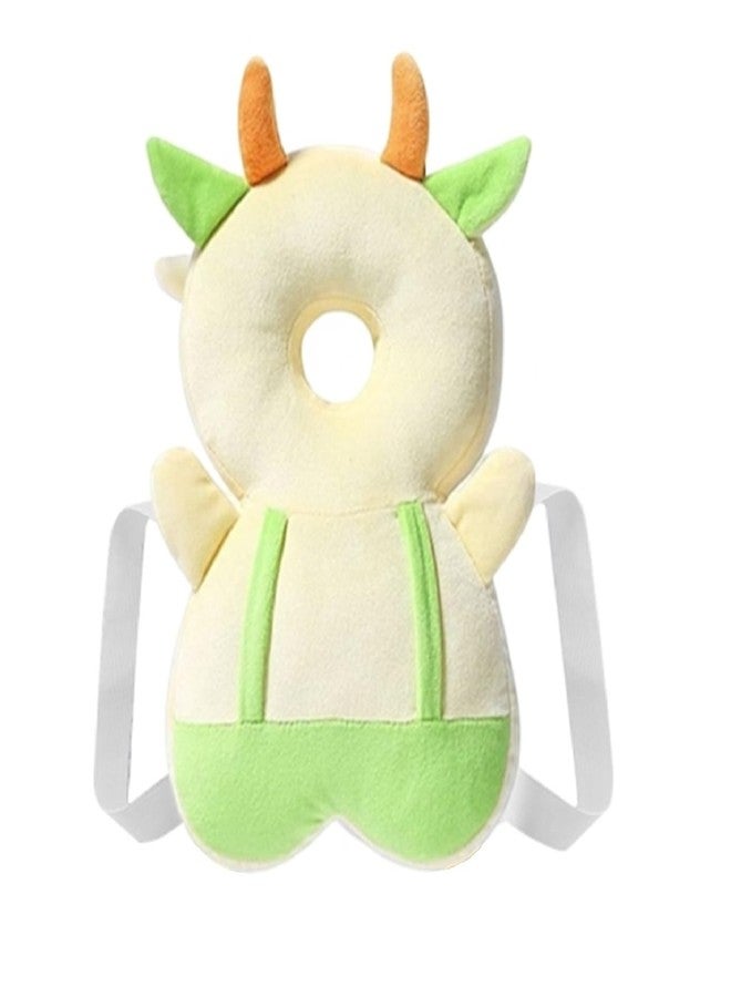 MUREN® Head Protector for Kids 6+ Months, Baby Safety Soft Cushion Helmet for Kids, Anti-Fall Pillow with Adjustable Shoulder Strap Suitable for Toddlers-Cream - Image 5