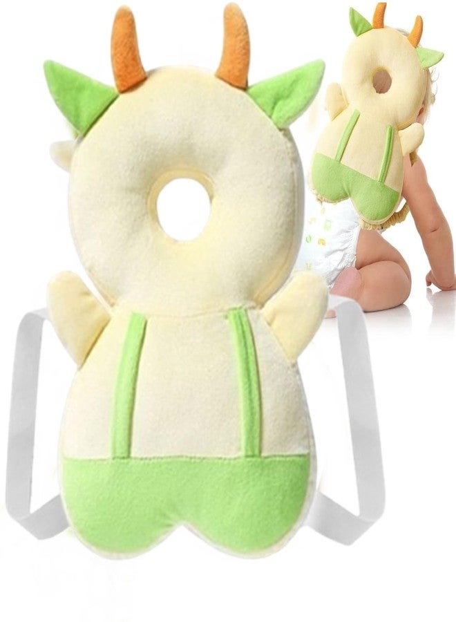 MUREN® Head Protector for Kids 6+ Months, Baby Safety Soft Cushion Helmet for Kids, Anti-Fall Pillow with Adjustable Shoulder Strap Suitable for Toddlers-Cream - Image 2