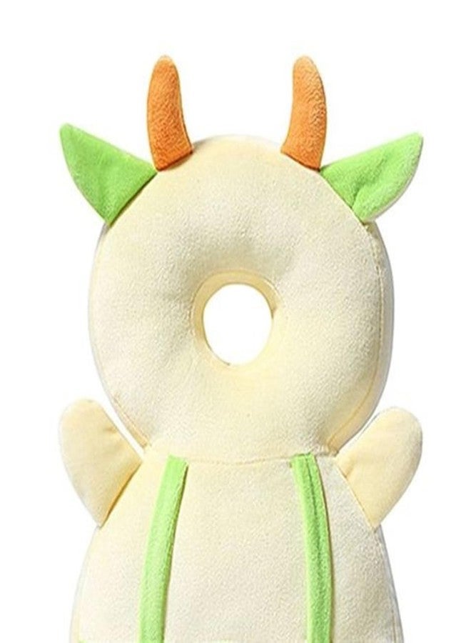 MUREN® Head Protector for Kids 6+ Months, Baby Safety Soft Cushion Helmet for Kids, Anti-Fall Pillow with Adjustable Shoulder Strap Suitable for Toddlers-Cream - Image 3