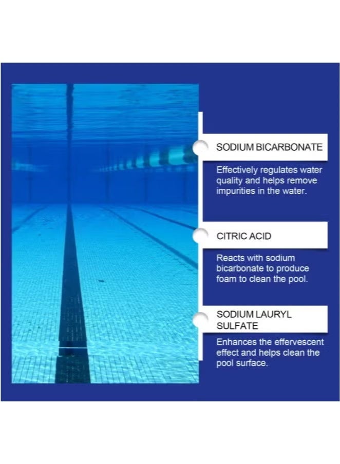 HOZONEX 2-PACKS Slow-Dissolving Chlorine Tablets for Swimming Pools and Spas, Long-Lasting Sanitizer Tabs with Clarifier for Clean, Crystal Clear Wate 100g*2 - Image 4