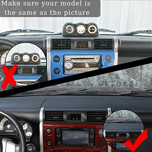 HAPPYHORSE Car Dashboard Storage Box Tray Dash Organizer Compatible with Toyot@ FJ Cruiser 2007-2021 ，Car Dash Storage Box Organizer Tray with Phone Holder Accessories (style A) - Image 3