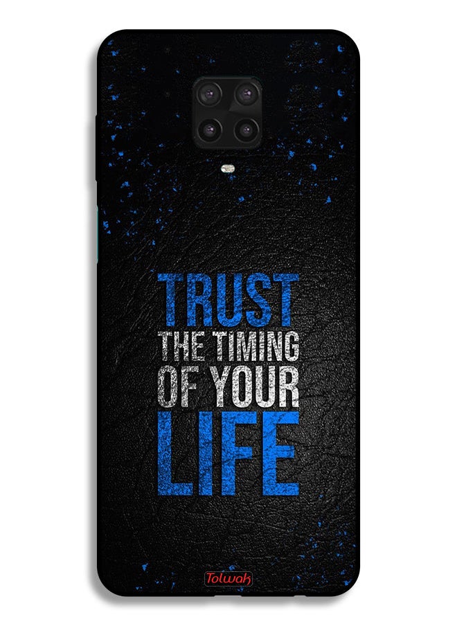 Tolwak Xiaomi Redmi Note 9S Protective Case Cover Trust The Timing Of Your Life  - Image 2