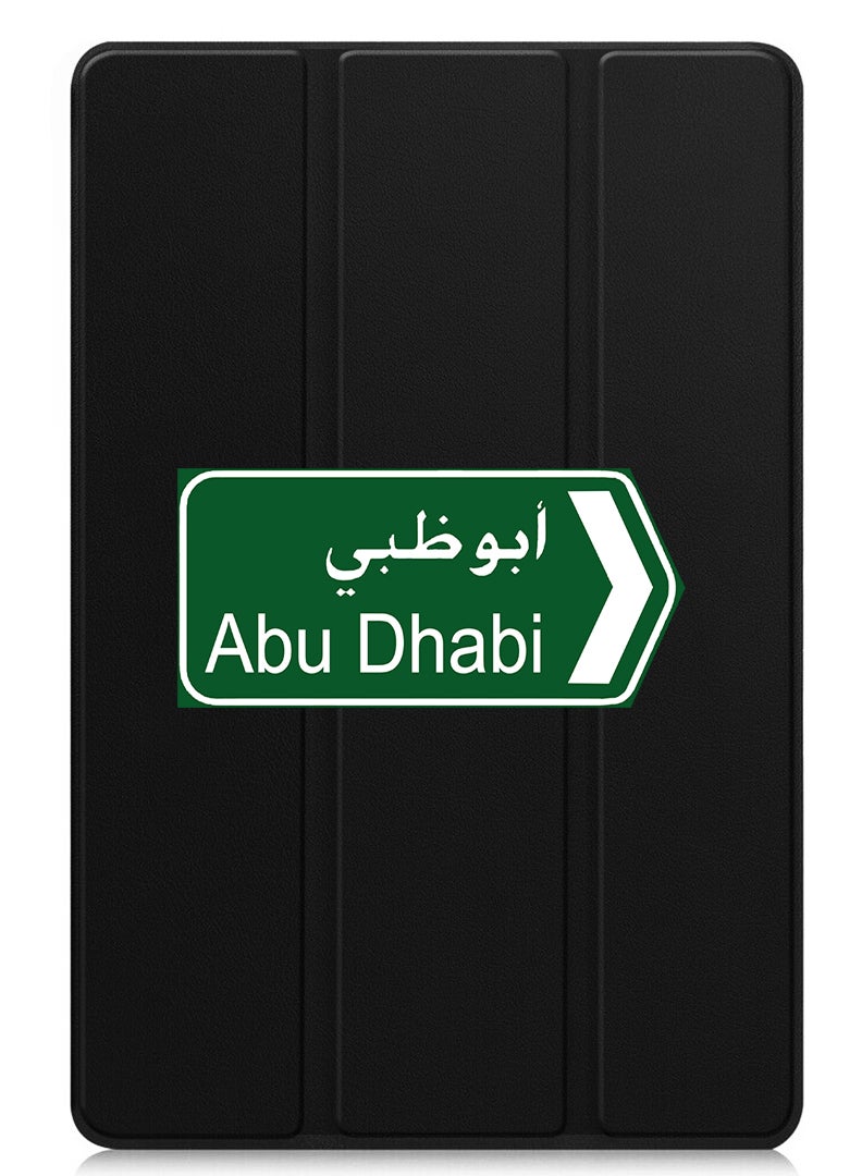 Theodor Protective Flip Case For Apple iPad Pro 13 (2024) With Trifold Stand Auto Wake Sleep Shockproof Cover abudhabi sign board  - Image 1