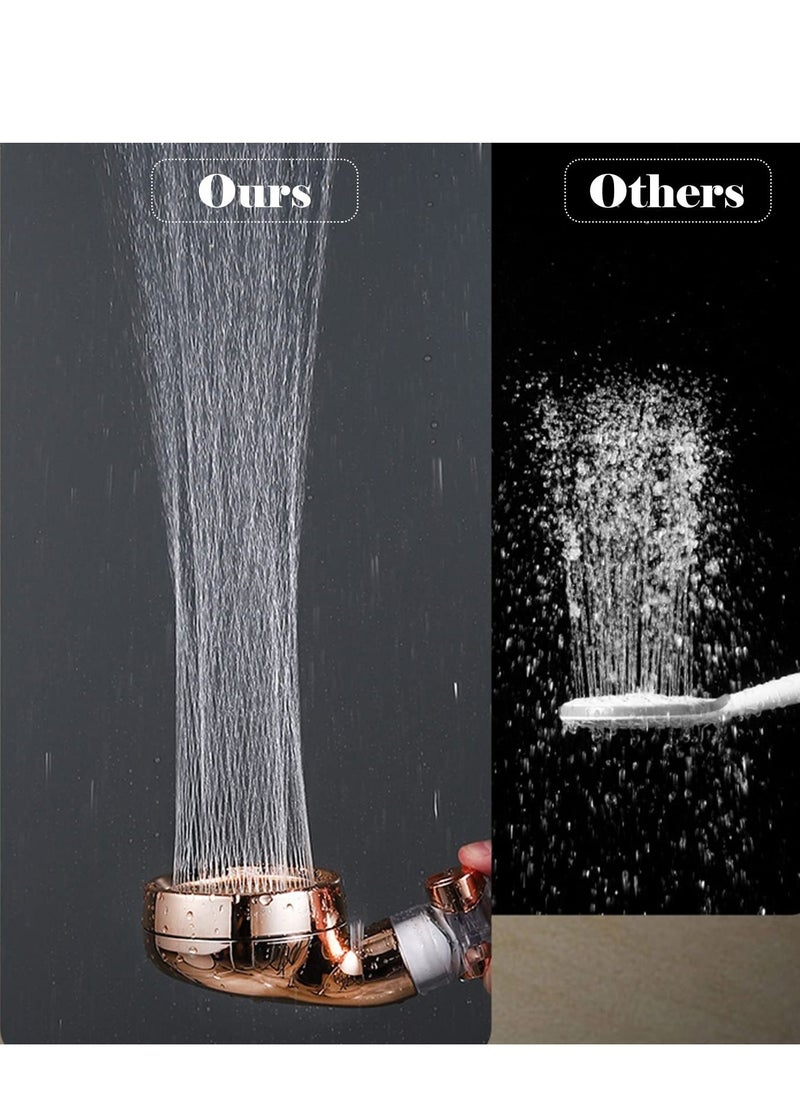 XiuWoo - High Pressure Handheld Shower Head with Turbo Fan - Image 1