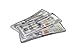 SWIMLINE Inflatable Swimming Pool Float Lounger Raft Mattress Fun Mat Ben Franklin Cool Cash Grey - Image 3