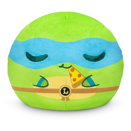 TeeTurtle تيتيرتل سلاحف النينجا المراهقين 6" دمية محشوة قابلة للعكس - ليوناردو - حيوان محشو لطيف كاواي ناعم - Image 2