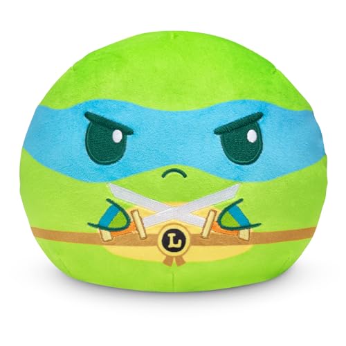 TeeTurtle تيتيرتل سلاحف النينجا المراهقين 6" دمية محشوة قابلة للعكس - ليوناردو - حيوان محشو لطيف كاواي ناعم - Image 5