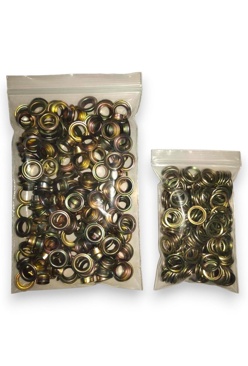 1000 Pcs Metal Grommets 19mm Outer Diameter 12mm Inner Ring Metal Leather Shoes Ring Eyelets for Shoes Clothes Handbag Fabric Curtains - Image 2