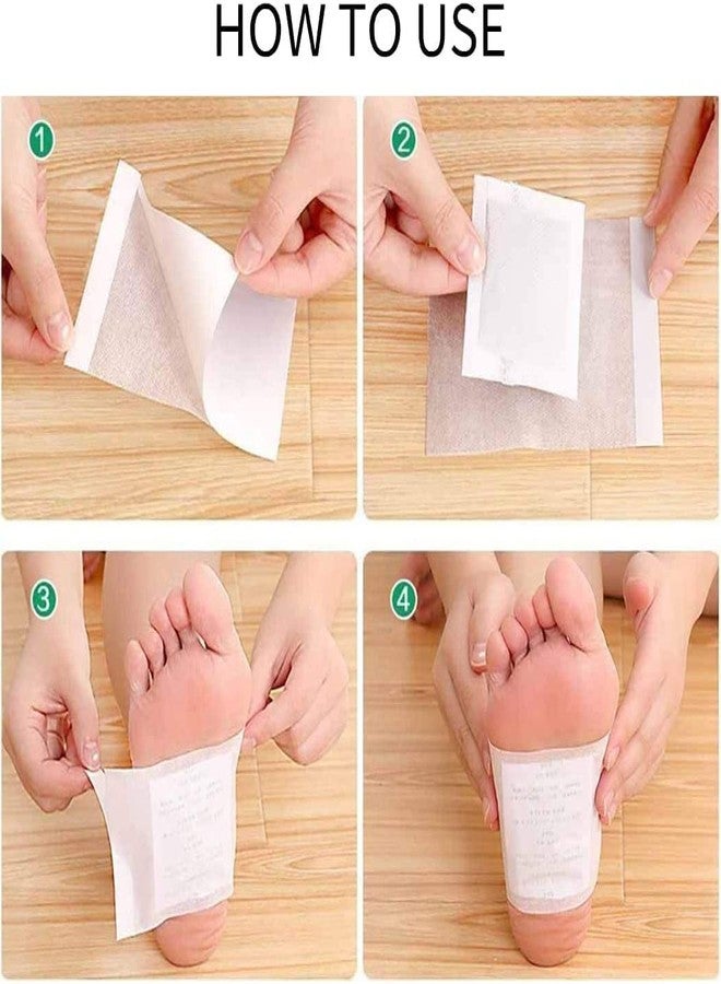 SWAMINE Detox Organic Health Foot Patch Remove,Pain Free Foot Pads for Stress Relief Sleep, Natural ingredients Toxins Ginger Foot Detox Pads For Adhesive Foot And Body Cleansing (10 PADS) - Image 4