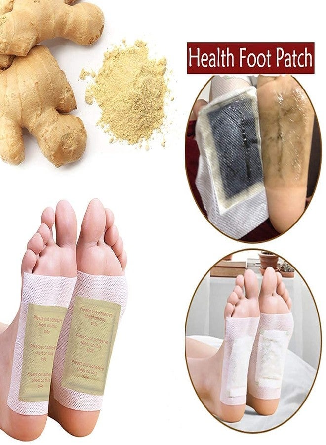 SWAMINE Detox Organic Health Foot Patch Remove,Pain Free Foot Pads for Stress Relief Sleep, Natural ingredients Toxins Ginger Foot Detox Pads For Adhesive Foot And Body Cleansing (10 PADS) - Image 5