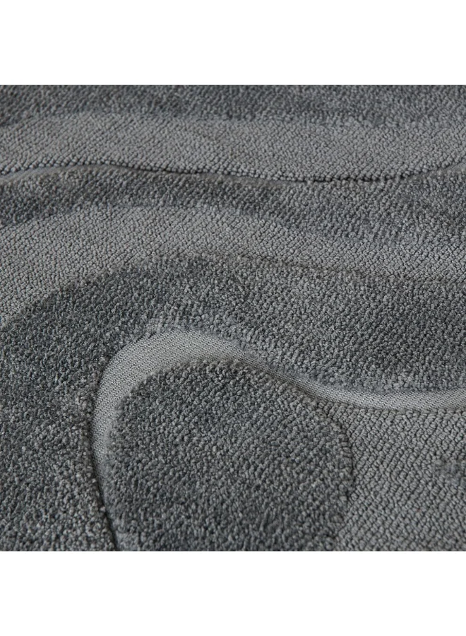 Home Box Milton Waves Knitted Microfiber Rug 120 X 170 Cm
