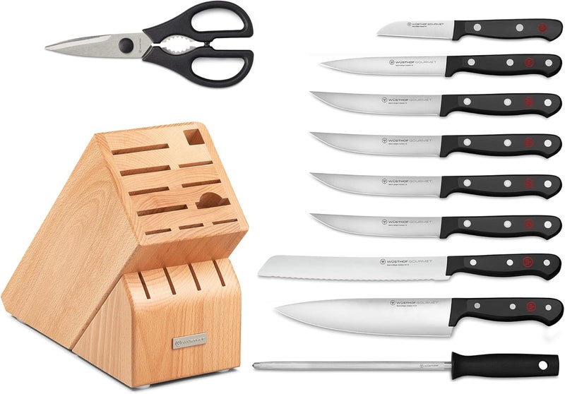 Wsthof Gourmet 11Piece Knife Block Set Beech Wood - Image 2