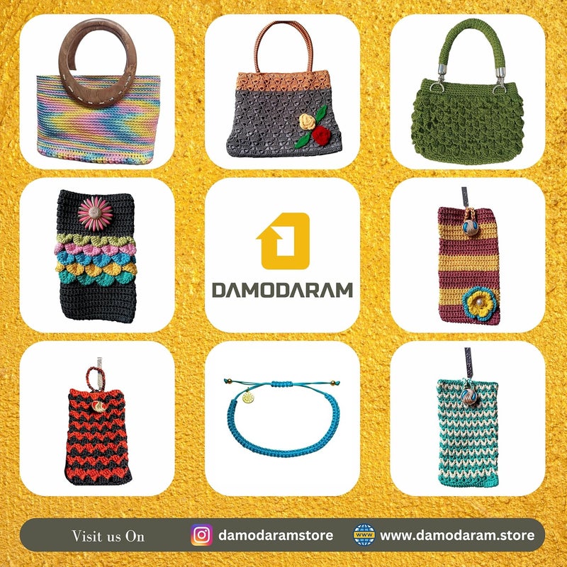 DAMODARAM DAMODARAM 1 MM Thickness Nylon Macrame Thread Cord for Jewellery Making Handbag Purse and Many Other DIY Crafts Length 400 MTR Colour Green  - Image 5