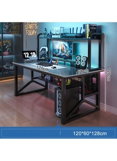 NKX Multifunctional Computer Table And Office Desk With Single Layer Book Shelf 120cm  - Image 1