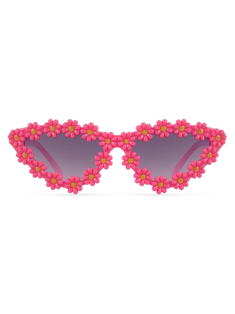 Woggles Stylish Pink Polarized Cateye Kids Sunglasses