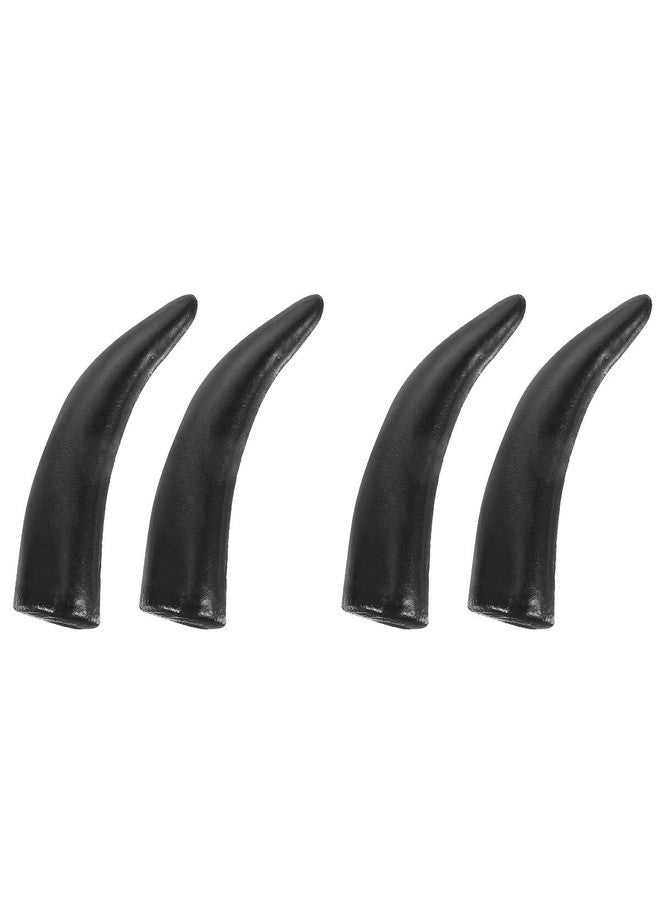 جارنيك عصابة رأس من Garneck مكونة من زوجين من الأبواق المقلدة بطول 4.7 بوصة مصنوعة يدويًا لتزيين حفلات التنكرية - Image 1