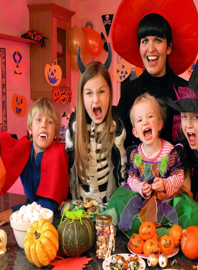 جارنيك عصابة رأس من Garneck مكونة من زوجين من الأبواق المقلدة بطول 4.7 بوصة مصنوعة يدويًا لتزيين حفلات التنكرية - Image 4