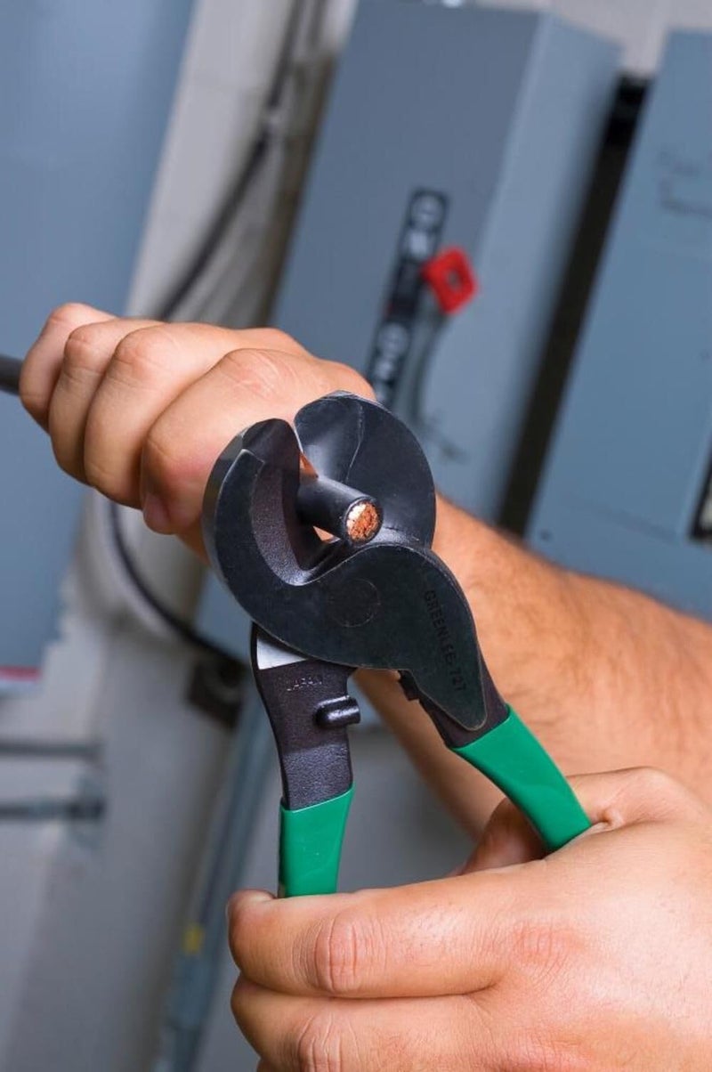 Greenlee 727 9-3/4" Handheld Cable Cutter for Copper and Aluminum Cables Up to 2/0, 70 Square Millimeters - Image 2