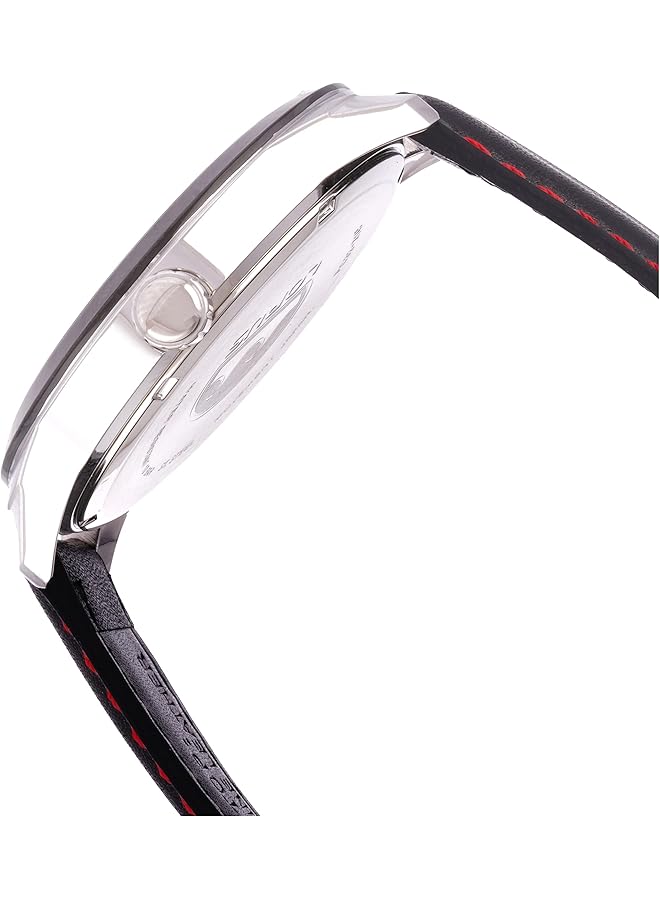 لوراس ساعة رياضية للرجال كوارتز تناظرية بسوار جلدي Rh951Jx9 - Image 3