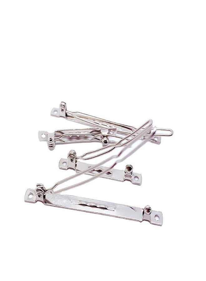 ccHuDE 30 Pcs 6cm Blank Metal Hair Clips Hair Barrettes Hairpins for DIY Crafts Bows - Image 3