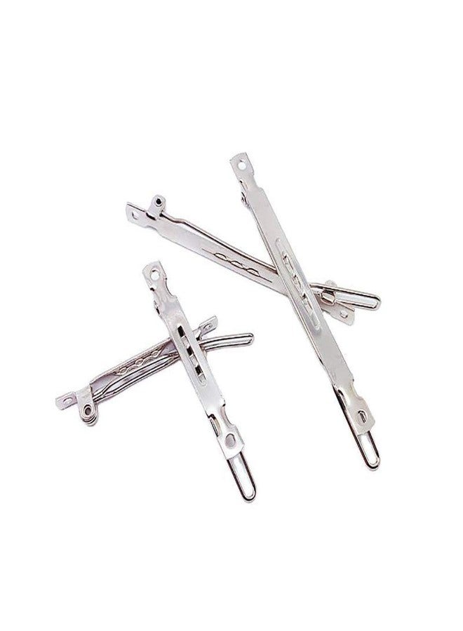 ccHuDE 30 Pcs 6cm Blank Metal Hair Clips Hair Barrettes Hairpins for DIY Crafts Bows - Image 5