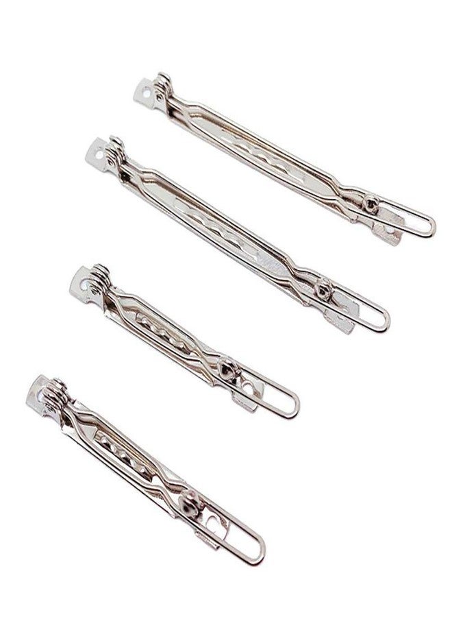ccHuDE 30 Pcs 6cm Blank Metal Hair Clips Hair Barrettes Hairpins for DIY Crafts Bows - Image 2