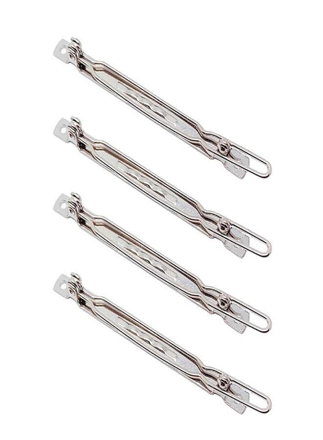 ccHuDE 30 Pcs 6cm Blank Metal Hair Clips Hair Barrettes Hairpins for DIY Crafts Bows - Image 1