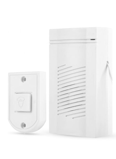 Wired Wall-Mounted Doorbell Kit with Push Button Chime, Perfect for Home, School and Laboratory Use