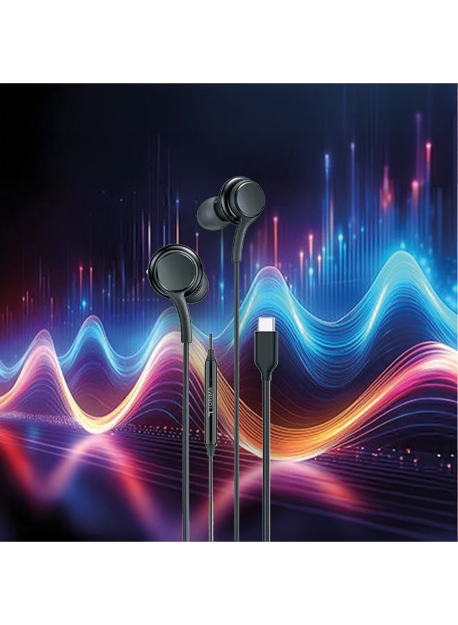 TORİMA S11+ Type-C Wired Earphone - Image 2
