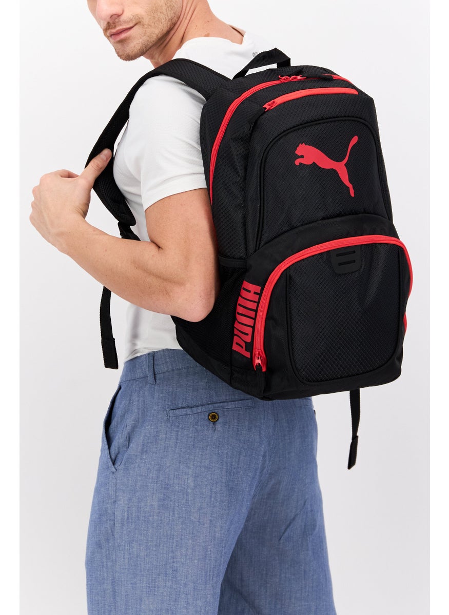 PUMA Men Brand Logo Backpack 46 H x 39 L x 15 W cm, Black  - Image 3