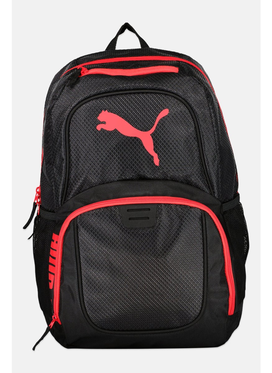 PUMA Men Brand Logo Backpack 46 H x 39 L x 15 W cm, Black  - Image 1