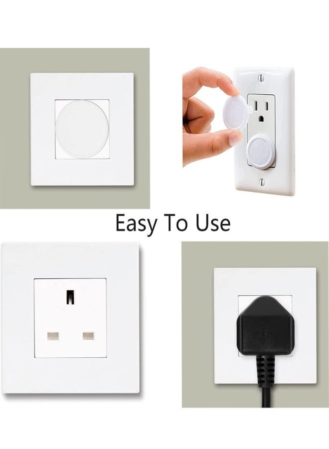 20 Pcs Baby Proofing UK Plug Socket Cover Plug Covers,Child Safety Electrical Socket Covers,Child Proof Electrical Plug Protectors for Child Baby Home and School,Wihte  - Image 5