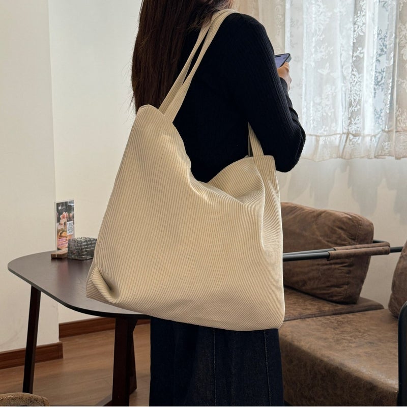 Women's Corduroy Shoulder Bag - Image 1