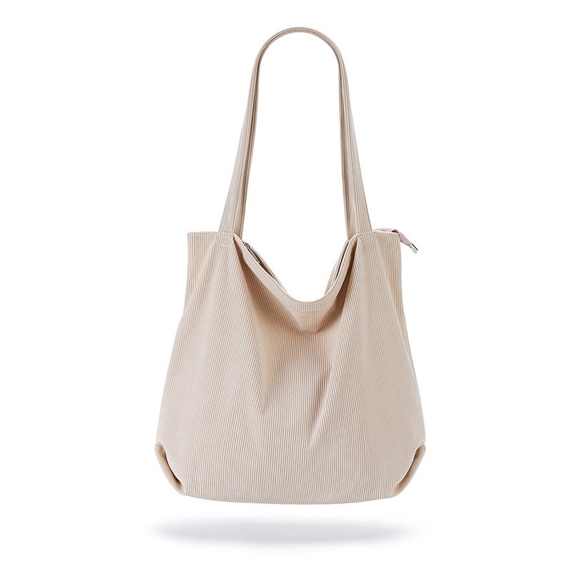 Women's Corduroy Shoulder Bag - Image 5