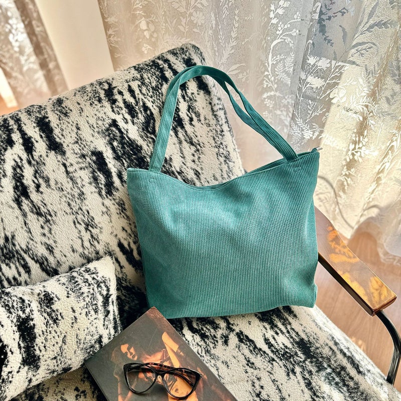 Women's Corduroy Shoulder Bag - Image 3