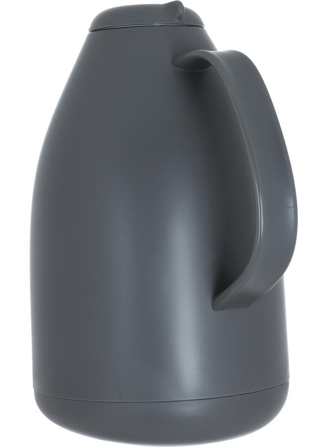 Timeless Glass Penguin Thermos 1 Liter Plastic Body Dark Grey - Image 4