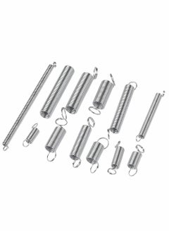 Y&D 200 Pieces Zinc Plated Spring Assortment Kit, Compression Tension Transparent PP Plastic Box 20 Kinds of Size Extension and Repair Tool Replacement Kit  - Image 3