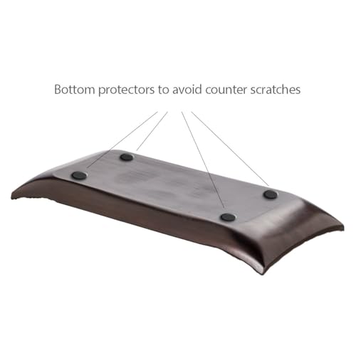 Creative Scents Dublin Brown Tray and Ball Set - Living Room, Entry Table Decor Centerpiece Table Decorations - Decorative Tray for Dining Room, Accent Decor Bowl for House Decoration - Image 5