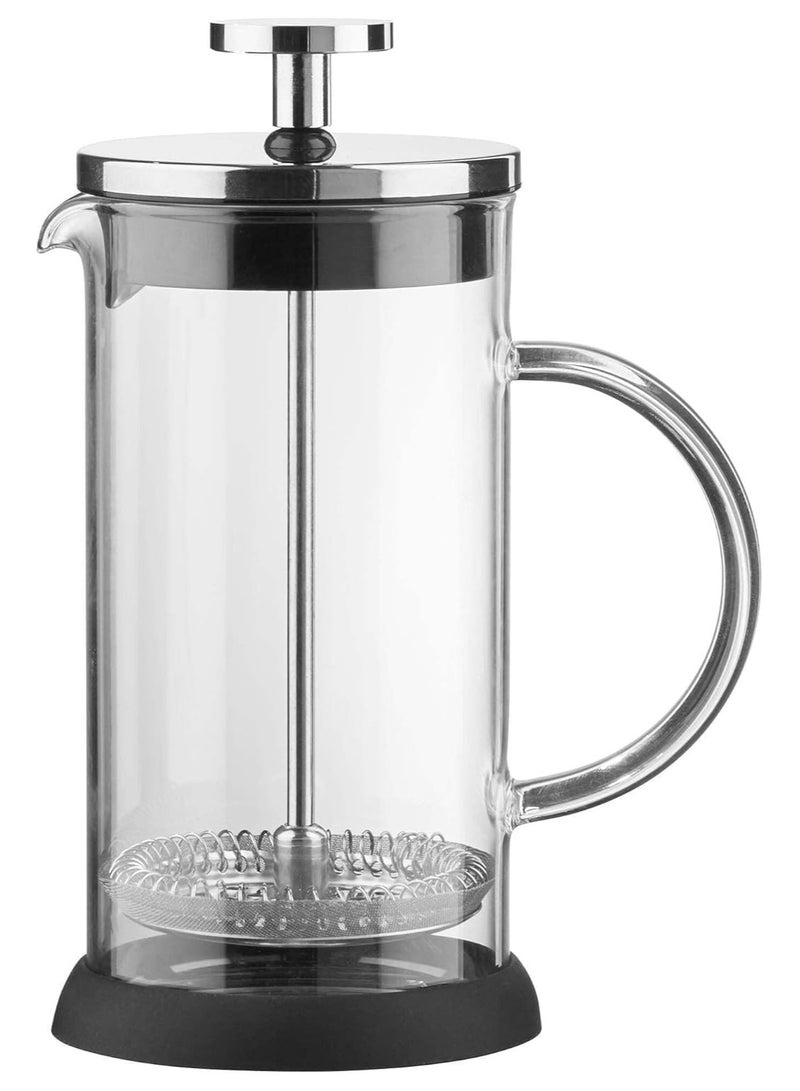 Coffee French Press Coffee and Tea Maker, Press Glass Borosilicate Glass Coffee Press, Stainless Steel Filter, Durable and Heat Resistant(600 ml) - Image 1